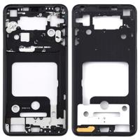 Front behuizing LCD frame bezel Plate voor LG V35 ThinQ (zwart) - thumbnail
