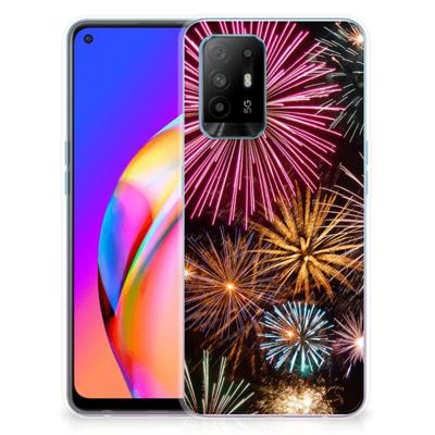 OPPO A94 5G | Reno5 Z | Sillicone Back Cover | Vuurwerk