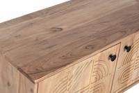 Tv-meubel Home ESPRIT Bruin Zwart Metaal Acacia 145 x 40 x 52 cm - thumbnail