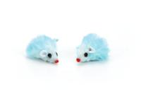 Beeztees pluche knuffelmuisje kattenspeelgoed - thumbnail