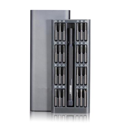 JM JAKEMY-8168 24 in 1 precisie magnetische schroevendraaier Kit met diep gat schroef Bits