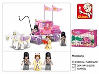 Sluban Royal Carriage bouwstenen set (M38-B0250) - thumbnail