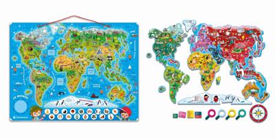 CLEMENTONI - Magnetische wereldpuzzel