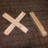 Kruisvoet Kerstboom Hout Warentuin Mix - Warentuin mix - thumbnail