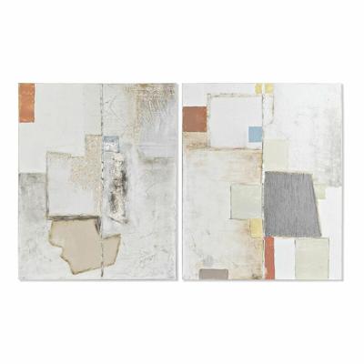 Schilderij DKD Home Decor Abstract (80 x 3,7 x 100 cm) (2 Stuks)