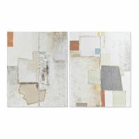 Schilderij DKD Home Decor Abstract (80 x 3,7 x 100 cm) (2 Stuks) - thumbnail