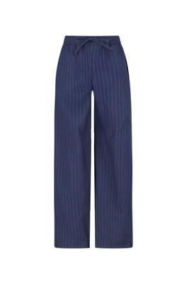 Like Flo winter wideleg broek meisjes teens - navy blauw - Filly - pinstripe