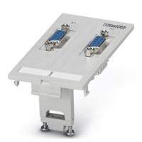 Phoenix Contact VS-SI-FP-2DSUB9-GC-BU/ST VS-SI-FP-2DSUB9-GC-BU / ST - Gegevens faceplate 1 stuk(s) - thumbnail