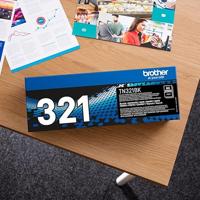 Brother toner, 2.500 pagina&apos;s, OEM TN-321BK, zwart - thumbnail