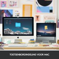 Logitech MX Keys Mini Mac toetsenbord Draadloos Wit Azerty Frans - thumbnail