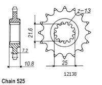 ESJOT Sprocket 525 17z standard - thumbnail