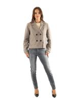 Only Onlfreja Life Short Db Jacket Otw Noos Jackets Mocha Meringue - thumbnail