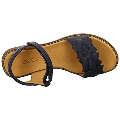 Leren sandalen voor meisjes LORE FLOWERS FRODDO blauw Leren sandalen voor meisjes LORE FLOWERS FRODDO blauw