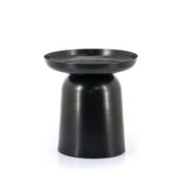 By-Boo Bijzettafel 'Bodie' 45cm, kleur Zwart - thumbnail