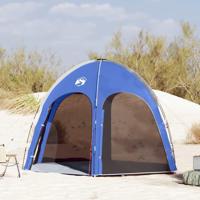 Zwembad Tent met dak azuurblauw 366 x 305 x 231 cm Polyester - thumbnail