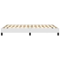Bedframe zonder matras 120x190 cm kunstleer wit - thumbnail