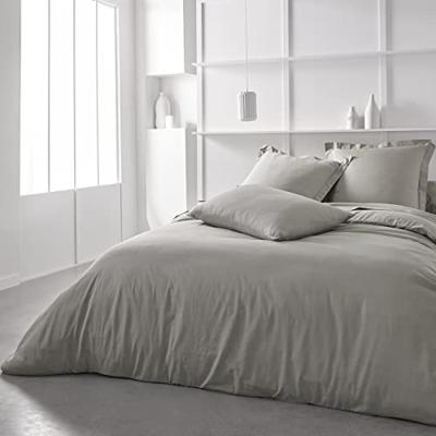 Verstelbaar onderlaken TODAY Essential Lichtgrijs 140 x 190 cm