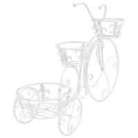 Plantenstandaard fietsvorm vintage stijl metaal - thumbnail