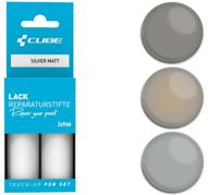 Cube touch-up pen set silver matt - thumbnail