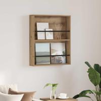 Tijdschrift Rek Artisan Eiken 60 x 12 x 70 cm Bewerkt hout - thumbnail