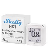 Shelly H&T Gen 3 Matte White Draadloze temperatuur- en luchtvochtigheidssensor - thumbnail