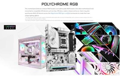 ASRock B850 Steel Legend Moederbord Socket AMD AM5 Vormfactor ATX Moederbord chipset AMD® B850 - thumbnail