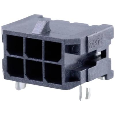 Molex 430450608 Male header, inbouw (standaard) Totaal aantal polen: 6 Rastermaat: 3.00 mm Inhoud: 1 stuk(s) Tape on Full reel Molex 430450608 Male header, inbouw (standaard) Totaal aantal polen: 6 Rastermaat: 3.00 mm Inhoud: 1 stuk(s) Tape on Full reel