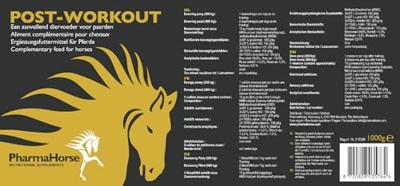 Post workout paard 1000 gram