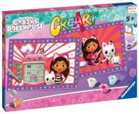 Ravensburger creart schilderen op nummer - gabby&apos;s poppenhuis - thumbnail