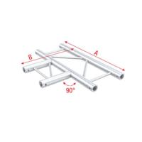 Showtec PS30 Ladder truss 3-weg horizontaal T-stuk - thumbnail