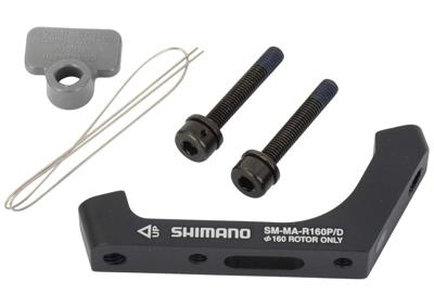 Shimano sm-ma-r160p/d post-mount to flat-mount adapter for rear 160mm rotor