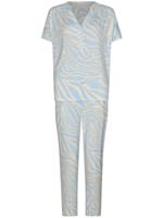 Duurzame pyjama zebrastrepen Pastunette - thumbnail