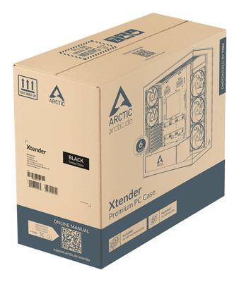 Arctic Xtender Midi-tower PC-behuizing, Gaming-behuizing Zwart Arctic Xtender Midi-tower PC-behuizing, Gaming-behuizing Zwart