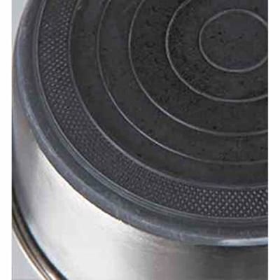 TRIXIE VOERBAK RVS / RUBBERBODEM 24X24 CM 2,5 LTR 4 ST