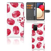 Samsung Galaxy A03s | Book Cover | Pink Macarons - thumbnail
