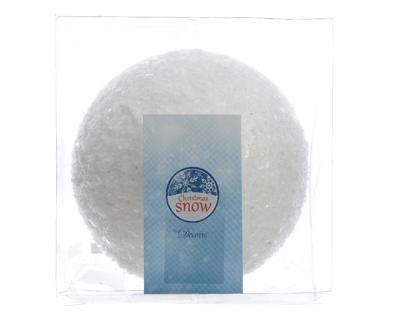 Sneeuwbal foam d14 cm wit glitter KSD - Ksd Sneeuwbal foam d14 cm wit glitter KSD - Ksd