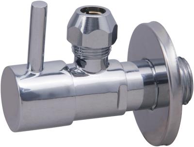 Wiesbaden Riko Minimal Hoekstopkraan+Rozet 3/8x10 chroom