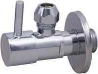 Wiesbaden Riko Minimal Hoekstopkraan+Rozet 3/8x10 chroom - thumbnail