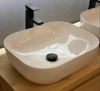 B-stone Ivy witte waskom rechthoekig 49x39.5x15cm - thumbnail