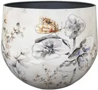 TS Collection bloempot moonlight meadow metaal 28x25cm moonlight meadow - thumbnail