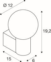 SLV Badkamer wandlampVaryt - 1007602 - thumbnail