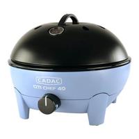Cadac CITI CHEF 40 Barbecue Tafelblad Gas Zwart, Blauw 2700 W - thumbnail