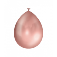 Ballonnen metallic rose 25 stuks - thumbnail