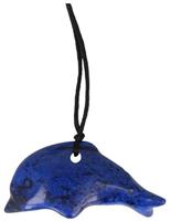 Dolfijn Hanger Howliet Blauw (Doorboord) - thumbnail