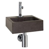 Differnz Fonteinset Square 28x27x9 cm Natuursteen Zwart - thumbnail