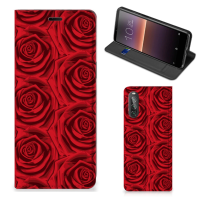 Sony Xperia 10 II Smart Cover Red Roses