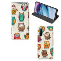 OnePlus Nord CE 5G | Hoesje maken | Vrolijke Uilen - thumbnail