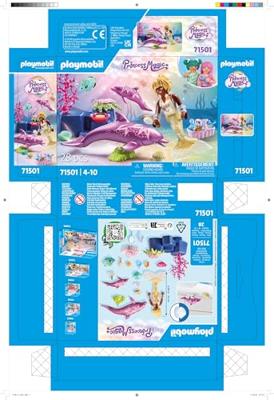 PLAYMOBIL Princess Magic zeemeermin met dolfijnen 71501