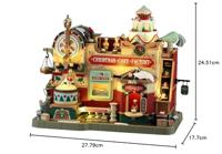 Lemax christmas cake factory bewegend kersthuisje Caddington Village 2024 - thumbnail