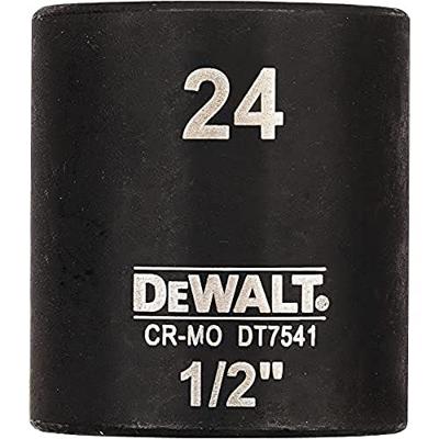 DeWalt Accessoires Impact dop 24mm 1/2" (Kort - 38mm) - DT7541-QZ - DT7541-QZ